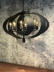 Malibu  -  Hanglamp metalen stroken, Industrial dark