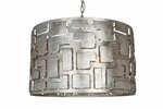 Pablo  -  Hanglamp metaal opengewerkt large,Zilver (ambachtelijk)