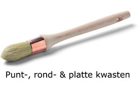 Brosse triangulaire &agrave; r&eacute;champir 22mm (punt kwast)