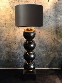 Maxi  -    Vloerlamp keramiek 4 bollen (exclusief kap) , Brons