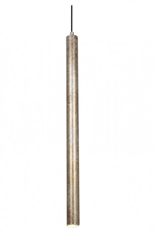 Tubes  -   Hanglamp onderspot small, Zilver (ambachtelijk)